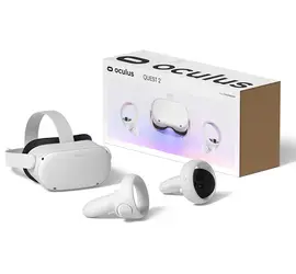 نظارة اوكلس تو | Oculus Quest 2 GB All-In-One Virtual Reality Headset (VR) - White